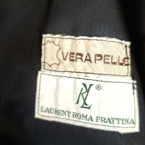 Vintage Laurent Roma Frattina Genuine‎ Leather Jacket - Picture 8 of 10